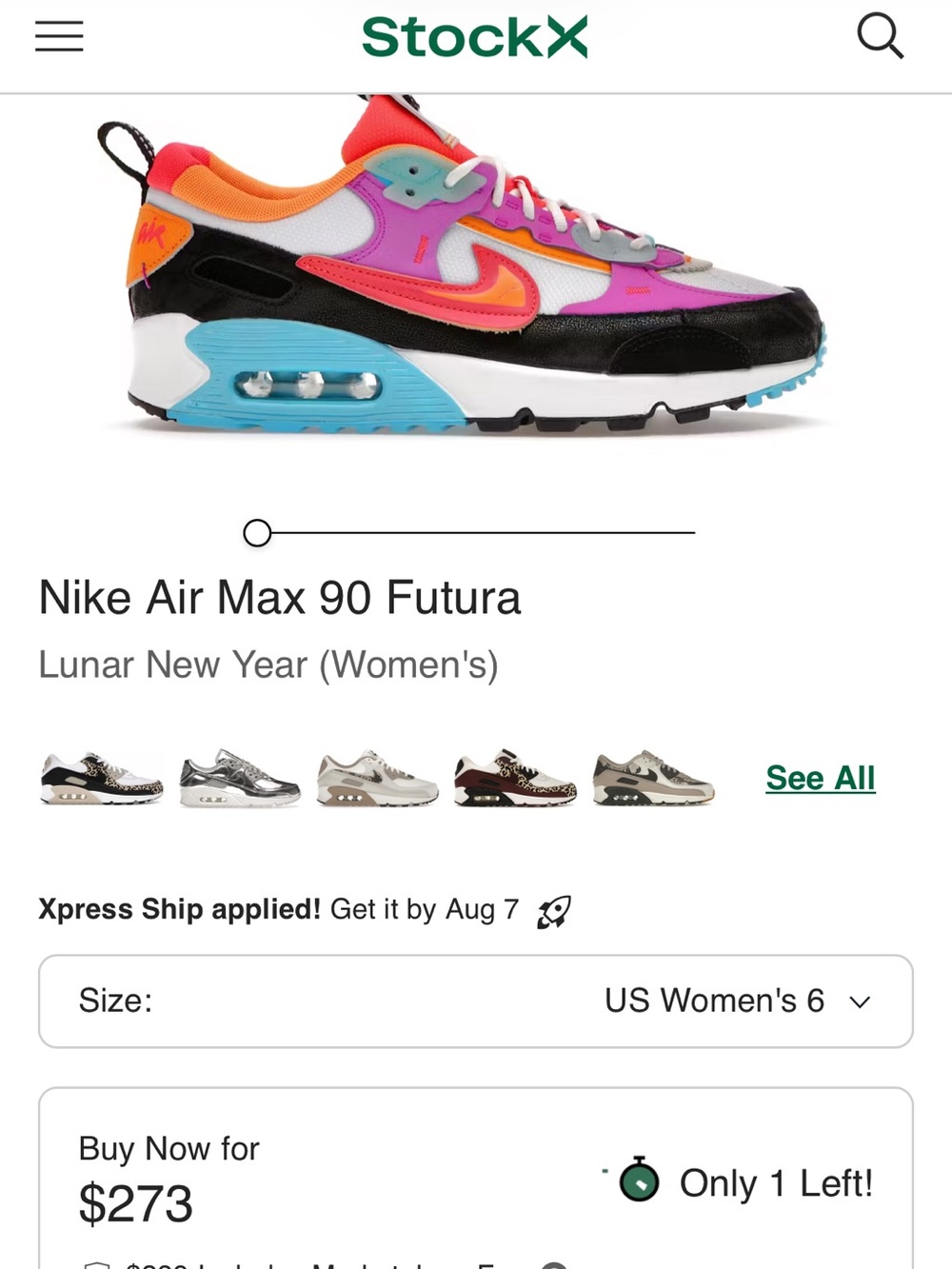 Nike Air Max 90 Futura Lunar New Year (Women's) 6.5 - Picture 9 of 9